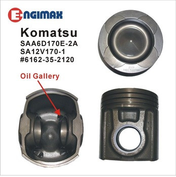 Cast Iron piston For Komatsu Engine