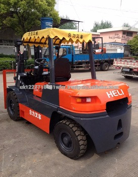 high quality new price 5ton Heli cpcd50 forklift for sale in shanghai yard