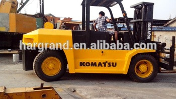 used Komats forklift japan diesel forklift FD100 10t for sale in China