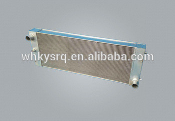 Full aluminum/all aluminum auto radiator for komatsu excavator PC450