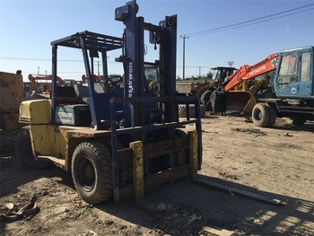 Front Double Tire 8 Ton FD80 Japan Made Used Forklift Komatsu