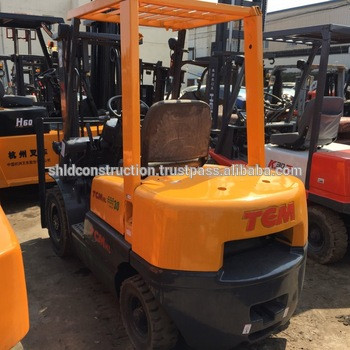 Used komatsu forklift .TCM FD30 , KOMATSU FD30-16 ,TCM 10ton .TCM 3ton ,Container mast forklift ,triplex ,side shift