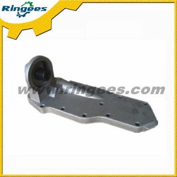 Excavator engine S6D102 oil cooler cover for Komatsu PC200-6