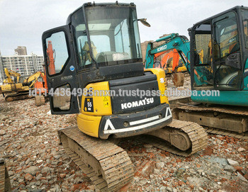 KOMATSU PC55MR-2 mini used daewoo wheel excavator for sale