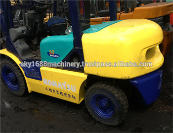 Hot sale komatsu 3t forklift for sale/ used japan forklift fd30 / komatsu diesel forklift 3t