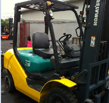 Suppy used 2 ton to 10 ton front mountd komastu forklift truck with Automaic transmission