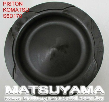 6164-31-2121 Piston for Komatsu S6D170/SA6D170 Diesel Engine Cast Iron Piston 6164-31-2121