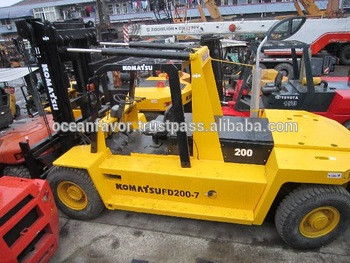 used 20 ton Komatsu folklift, used forklift 20ton, FD200-7, Komatsu FD200-7