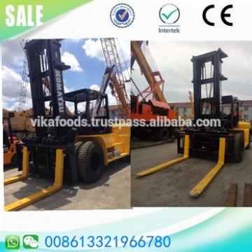 Good condition used komatsu 2 stages 8 ton fd80 forklift Japan diesel forklift sale in shanghai