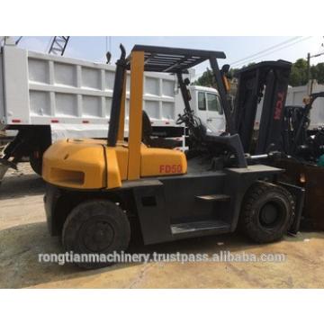 Good quality used 5 ton TCM forklift FD50 for sale/ TCM forklift with low price