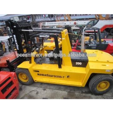 used 20 ton Komatsu folklift, used forklift 20ton, FD200-7, Komatsu FD200-7